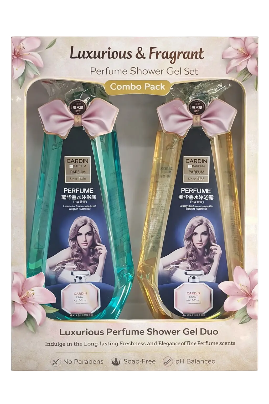 Luxurious Perfume Shower Gel Duo
